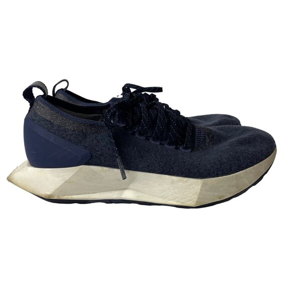 Allbirds Wool Flyer Mizzle Running Shoes Sneakers Navy Blue Sz 8.5 - Picture 3 of 10